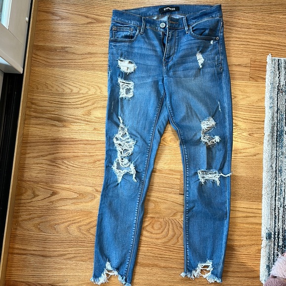 Express Ripped Jeans - Picture 1 of 4